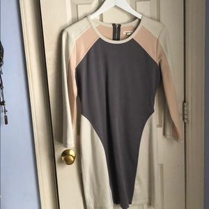Silence & Noise Colorblock Dress